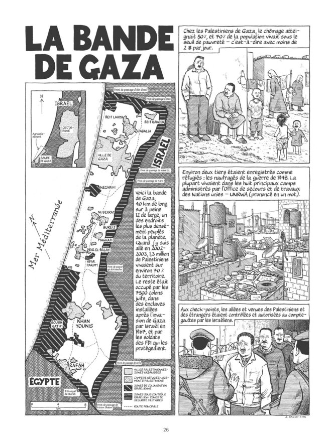 Gaza 1956, en marge de l'histoire © Joe Sacco Gaza 1956, en marge de l'histoire © Joe Sacco